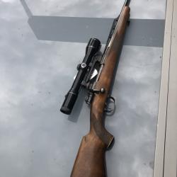 mauser 98 avec lunette zeiss avec bande de battue