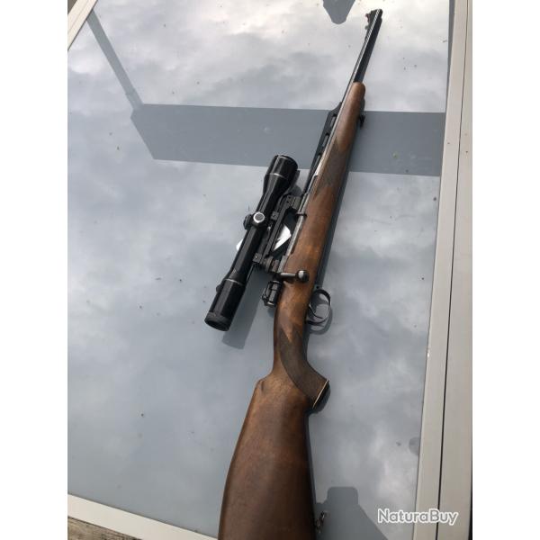 mauser 98 avec lunette zeiss avec bande de battue