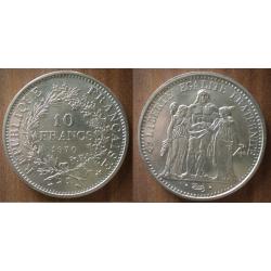 France 10 Francs 1970 Hercule Piece Argent Hercules Franc Frcs Frc frs