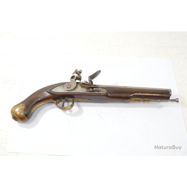 Rplique pistolet  poudre noire anglais silex pistolet de marine SAR GR