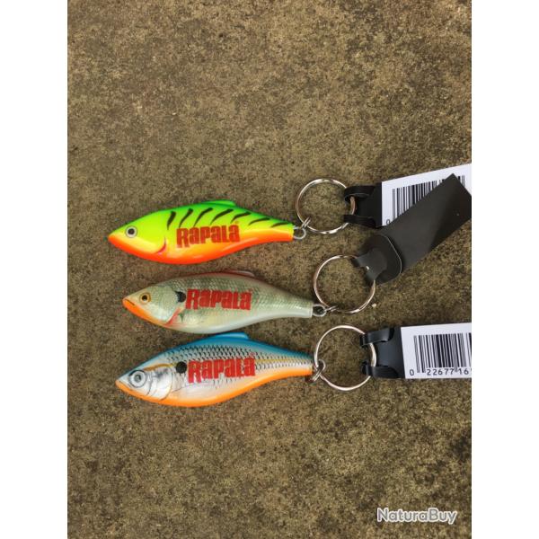 Lot 3 porte cl peche leurre rapala