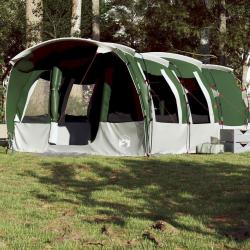 Tente familiale tunnel 8 personnes vert imperméable alsavelo