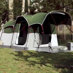 Tente familiale tunnel 8 personnes vert imperméable alsavelo