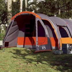 Tente familiale tunnel 8 personnes gris imperméable alsavelo