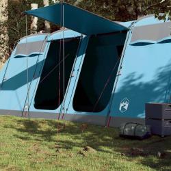 Tente familiale tunnel 8 personnes bleu imperméable alsavelo