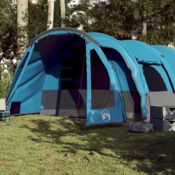 Tente familiale tunnel 8 personnes bleu imperméable alsavelo