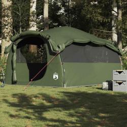 Tente familiale tunnel 6 personnes vert olive imperméable alsavelo