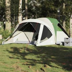 Tente familiale tunnel 6 personnes vert imperméable alsavelo