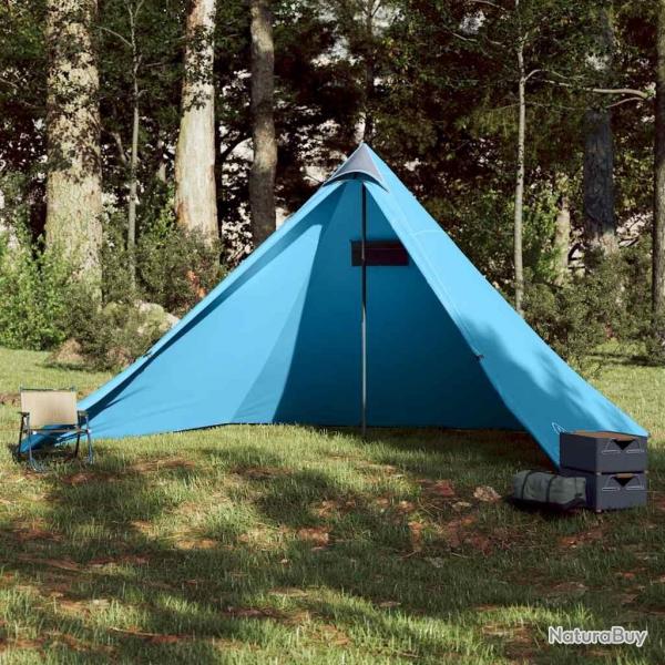 Tente familiale tipi 7 personnes bleu impermable alsavelo