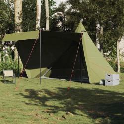 Tente familiale tipi 6 personnes vert olive imperméable alsavelo