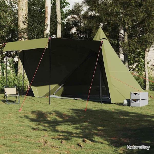 Tente familiale tipi 6 personnes vert olive impermable alsavelo