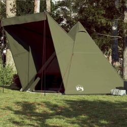 Tente familiale tipi 6 personnes vert olive imperméable alsavelo