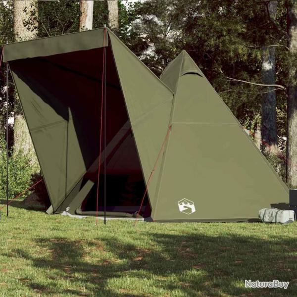 Tente familiale tipi 6 personnes vert olive impermable alsavelo