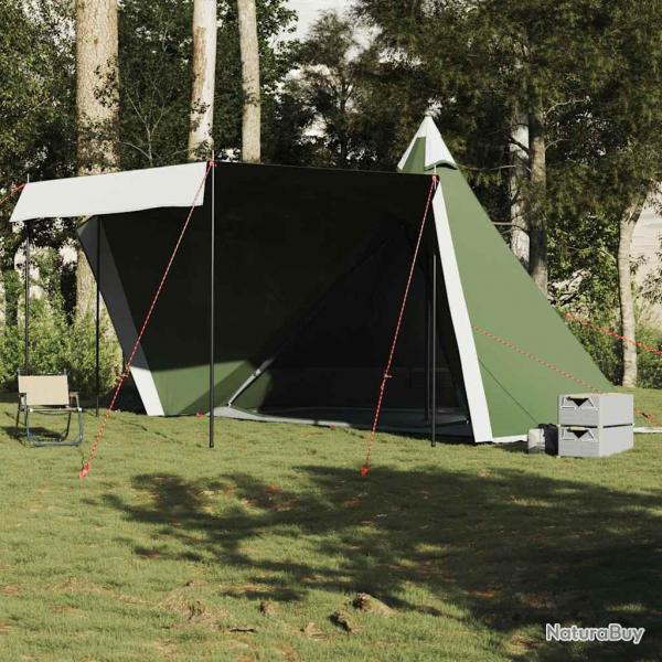 Tente familiale tipi 6 personnes vert impermable alsavelo