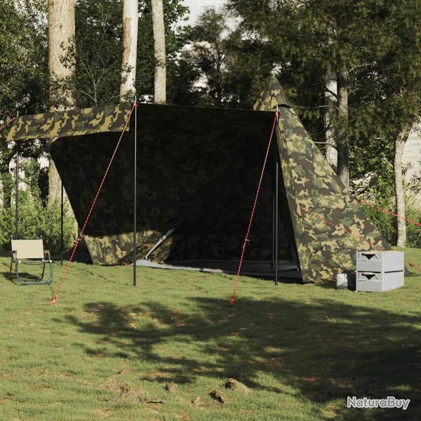 Tente familiale tipi 6 personnes camouflage impermable alsavelo