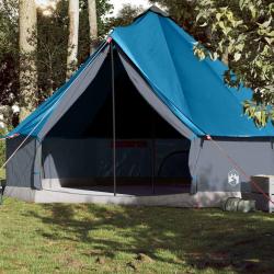 Tente familiale tipi 10 personnes bleu imperméable alsavelo