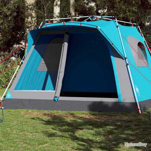 Tente familiale cabine 7 personnes bleu dgagement rapide alsavelo