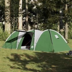 Tente familiale à dôme 8 personnes vert imperméable alsavelo