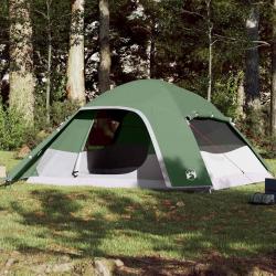 Tente familiale à dôme 6 personnes vert imperméable alsavelo