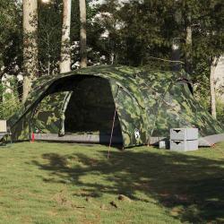 Tente familiale à dôme 6 personnes camouflage imperméable alsavelo
