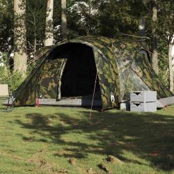 Tente familiale à dôme 6 personnes camouflage imperméable alsavelo