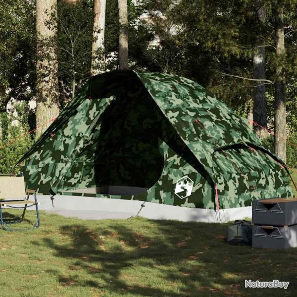 Tente familiale  dme 6 personnes camouflage impermable alsavelo