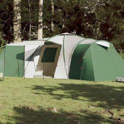 Tente familiale à dôme 12 personnes vert imperméable alsavelo