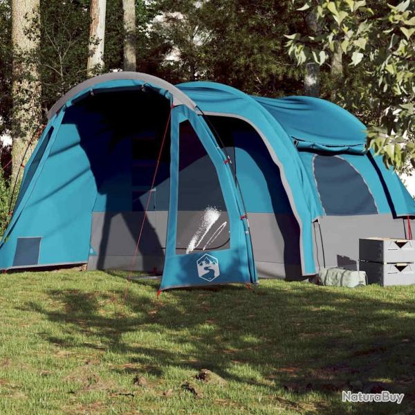 Tente familiale 6 personnes bleu impermable alsavelo
