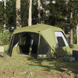 Tente familiale 10 personnes vert libération rapide imperméable alsavelo
