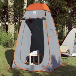 Tente d'intimité gris et orange escamotable imperméable alsavelo