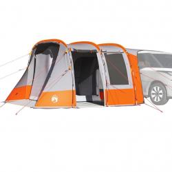 Tente de voiture gris et orange imperméable alsavelo