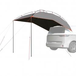 Tente de voiture gris et orange imperméable alsavelo