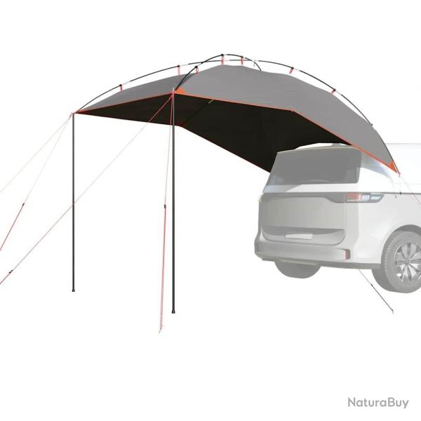 Tente de voiture gris et orange impermable alsavelo