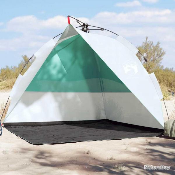 Tente de plage vert d'eau libration rapide impermable alsavelo