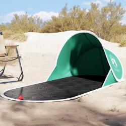 Tente de plage vert d'eau escamotable imperméable alsavelo