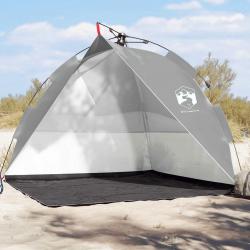 Tente de plage gris libération rapide imperméable alsavelo