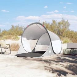 Tente de plage gris escamotable imperméable alsavelo