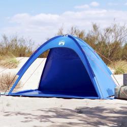 Tente de plage bleu azuré imperméable alsavelo
