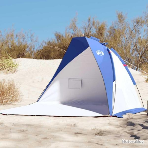 Tente de plage bleu azur 268x223x125 cm 185T polyester alsavelo
