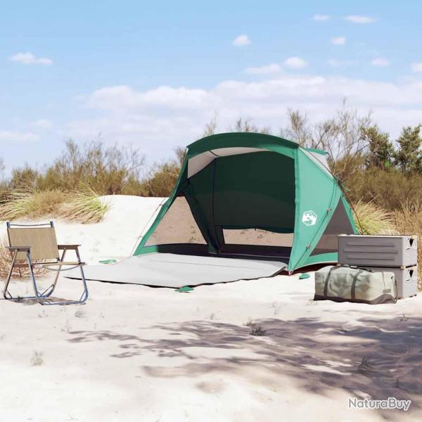 Tente de plage 2 personnes vert impermable alsavelo