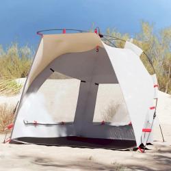 Tente de plage 2 personnes gris libération rapide imperméable alsavelo