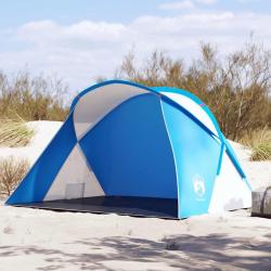 Tente de plage 2 personnes bleu azuré escamotable imperméable alsavelo