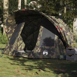 Tente de pêche 5 personnes camouflage imperméable alsavelo