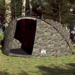 Tente de pêche 5 personnes camouflage imperméable alsavelo