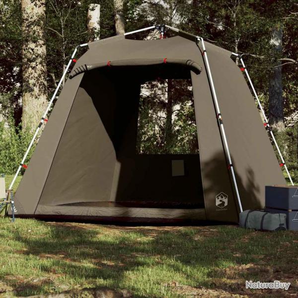 Tente de pche 4 personnes vert olive libration rapide alsavelo