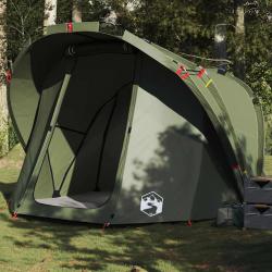 Tente de pêche 4 personnes vert olive imperméable alsavelo