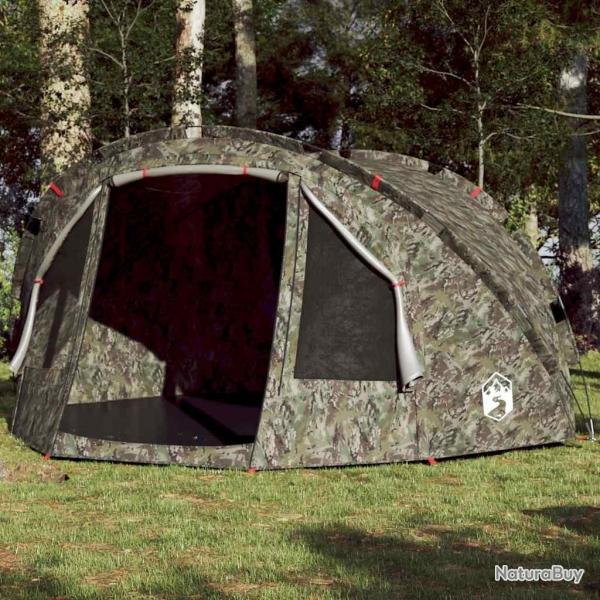 Tente de pche 4 personnes camouflage impermable alsavelo