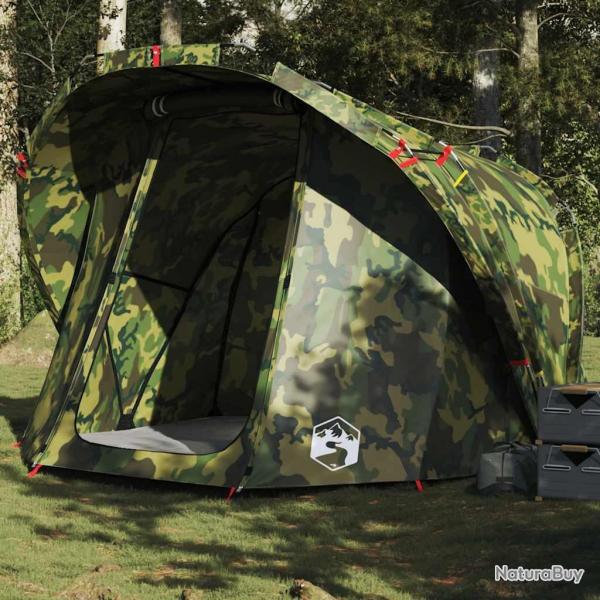 Tente de pche 4 personnes camouflage impermable alsavelo