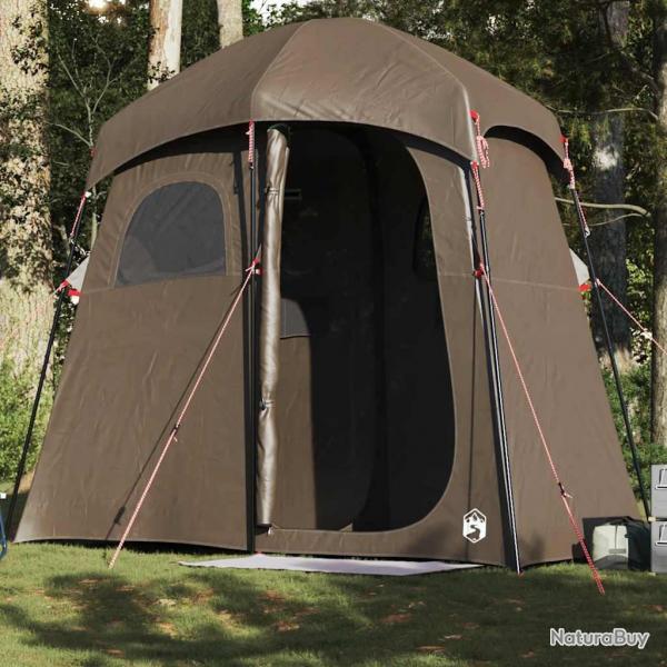 Tente de douche 2 personnes marron impermable alsavelo