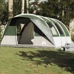 Tente de camping tunnel 5 personnes vert imperméable alsavelo
